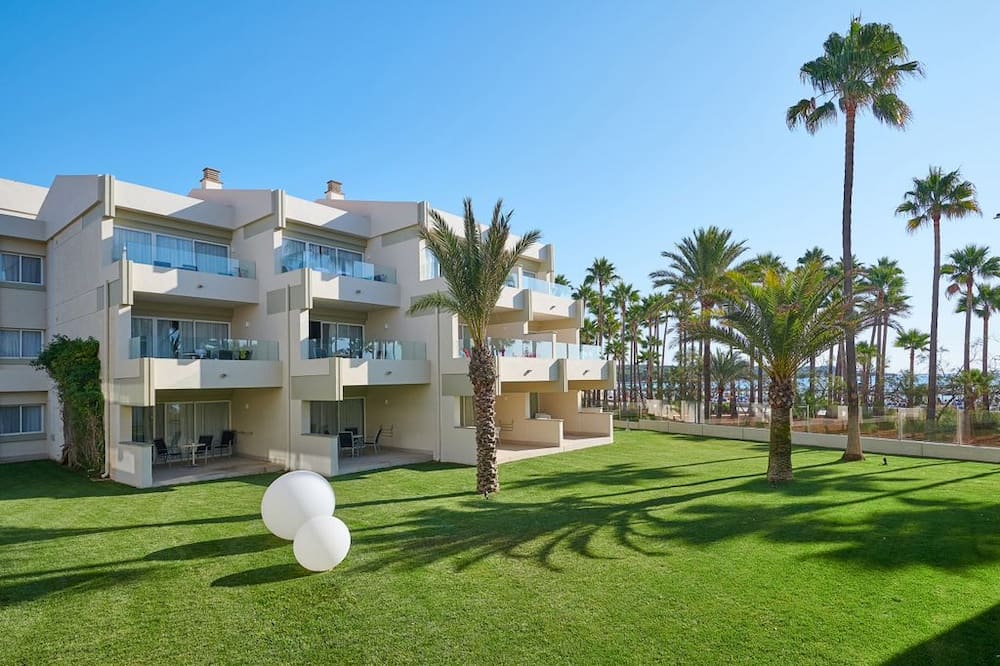 Hotelanlage vom Hipotels Mediterraneo Club einem Mallorca-Familienhotel