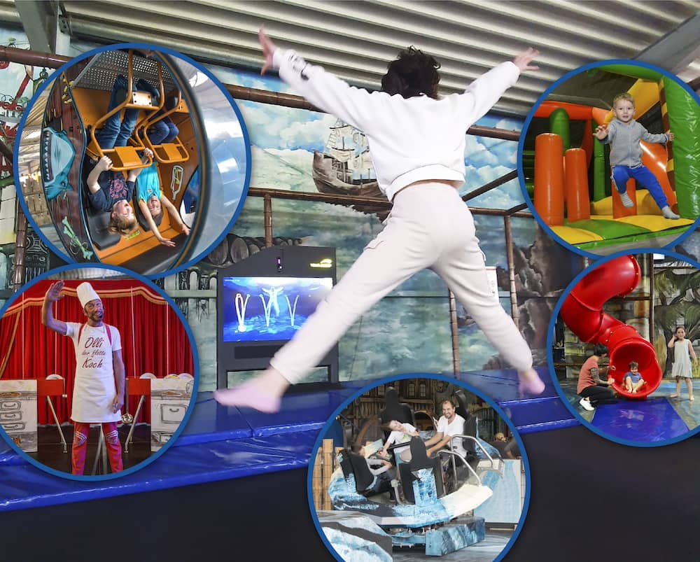 Indoor-Attraktion im Tolli-Park einem Freizeitpark in Rheinland-Pfalz