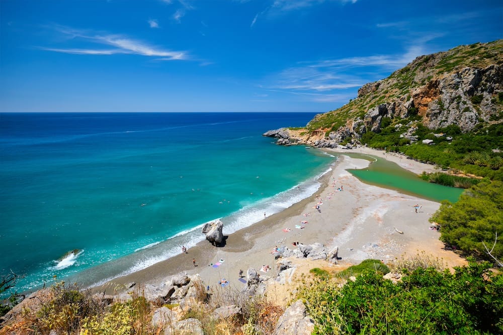 Preveli Beach ist einer der schönsten Strände Kretas