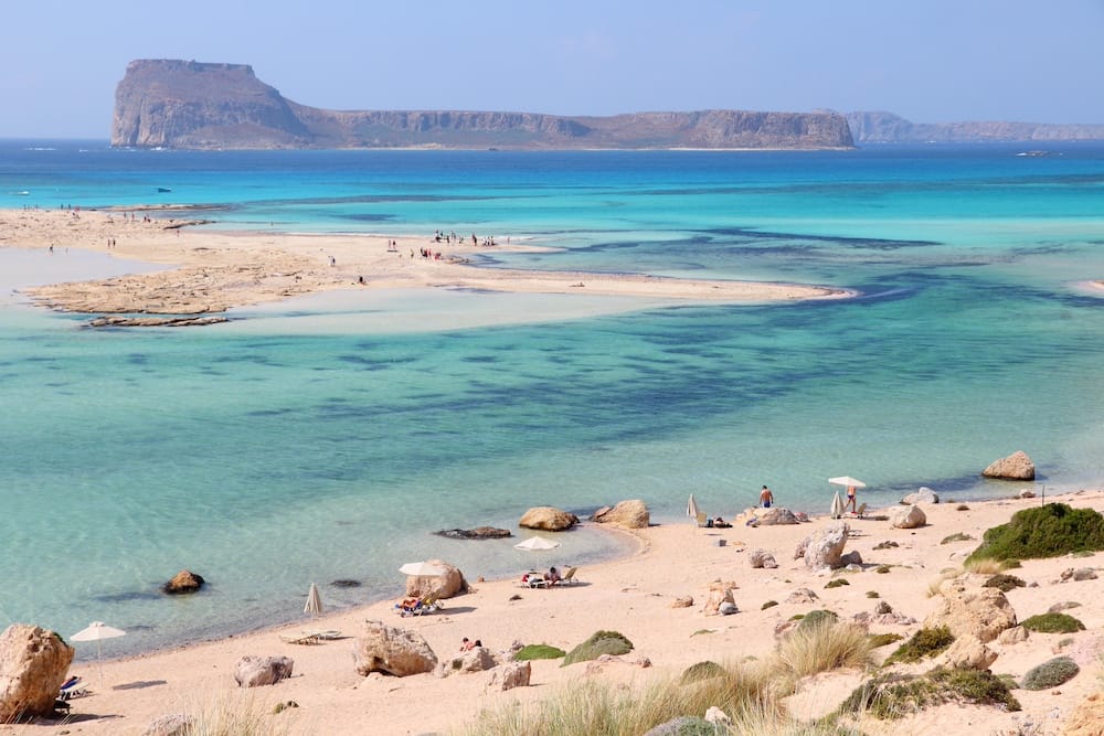 Balos Beach ist einer der schönsten Strände auf Kreta