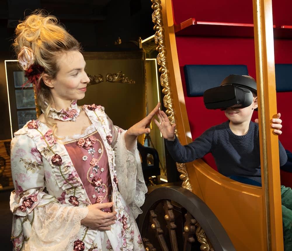 VR-Erlebnis im TimeRide Dresden mit Kindern