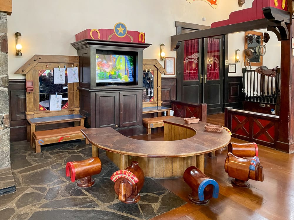 Kinderspielecke im Disneys Hotel Cheyenne