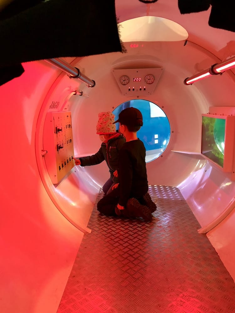 UBoot für Kinder in Eckernfördes Aquarium