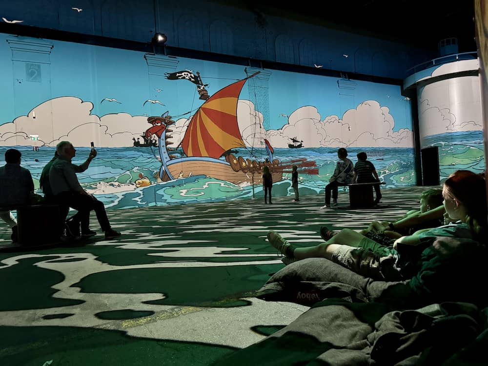Asterix und Obelix im Phoenix des Lumières in Dortmund mit Kindern