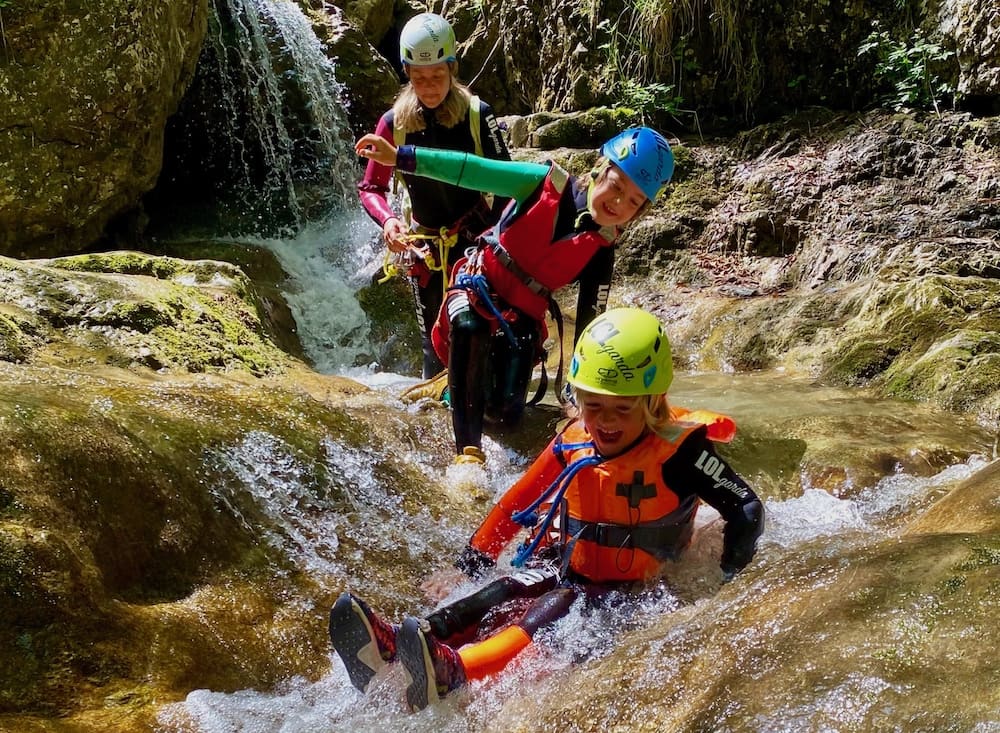 Canyoning am Gardasee für Familien mit LOLgarda