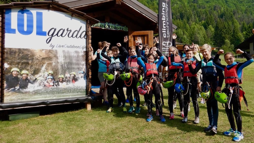 Gardasee Canyoning im Ledrotal mit LOLgarda