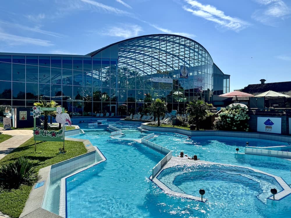 Strömungskanal in der Therme Erding