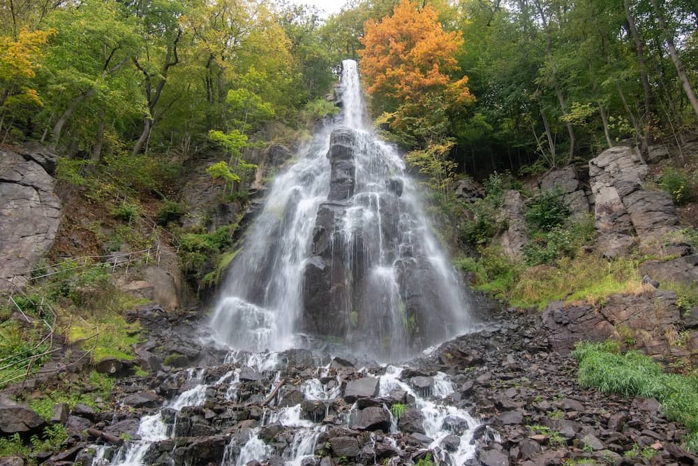 Ausflug zum Trusetaler Wasserfall in Thüringen mit Kindern