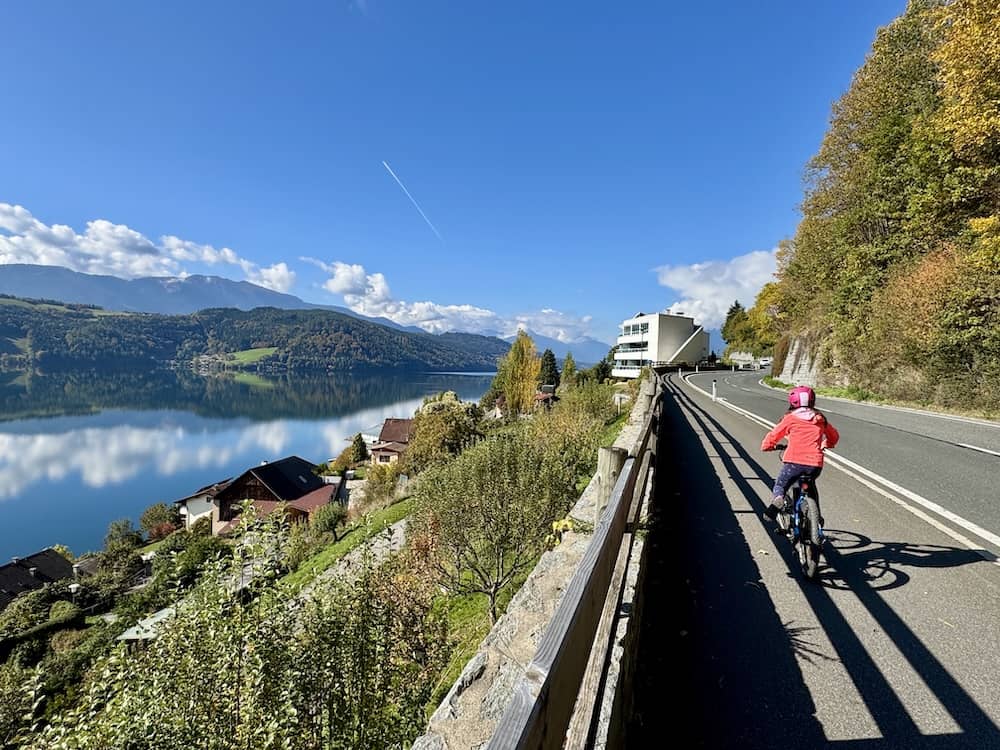 Radtour am Millstätter See vom Familienhotel Post aus