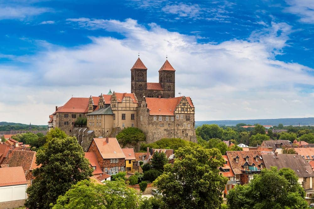 Ausflug zum Schloss Quedlinburg im Harz mit Kindern