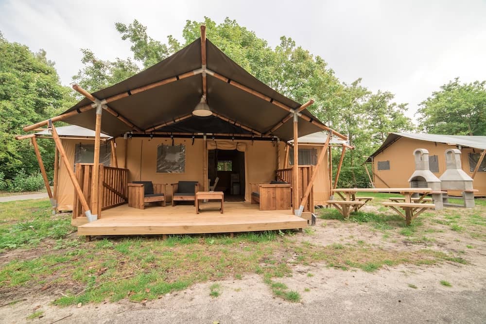 Wohnzelt im Center Parcs Port Zelande