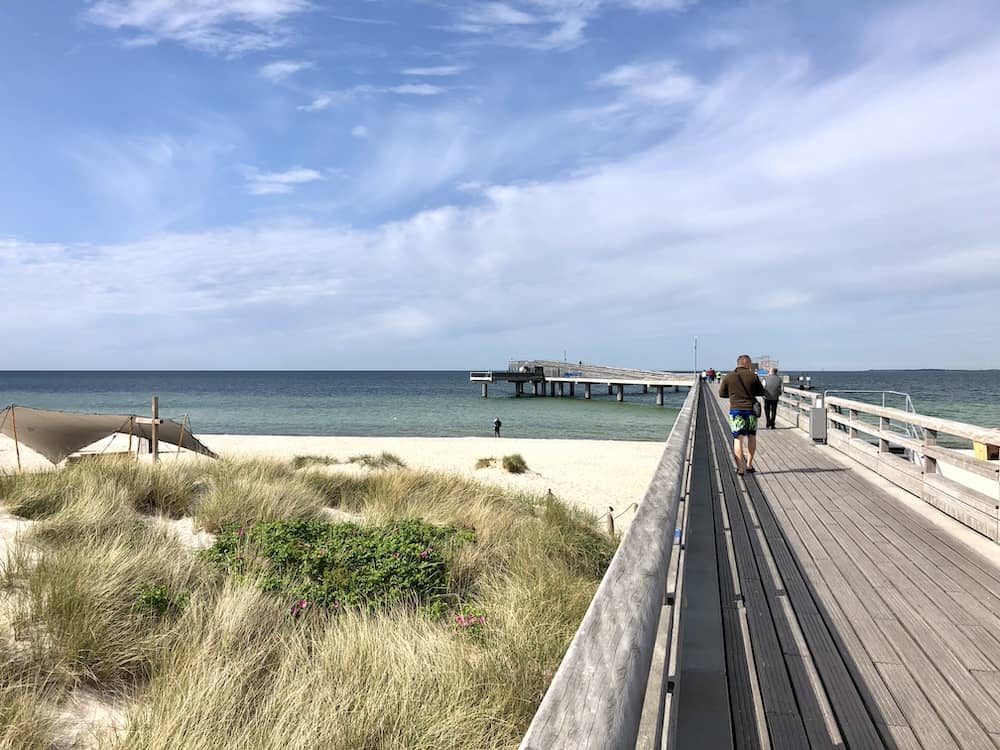 Die Erlebnis-Seebrücke in Heiligenhafen einem Geheimtipp für Urlaub mit Kindern in Deutschland