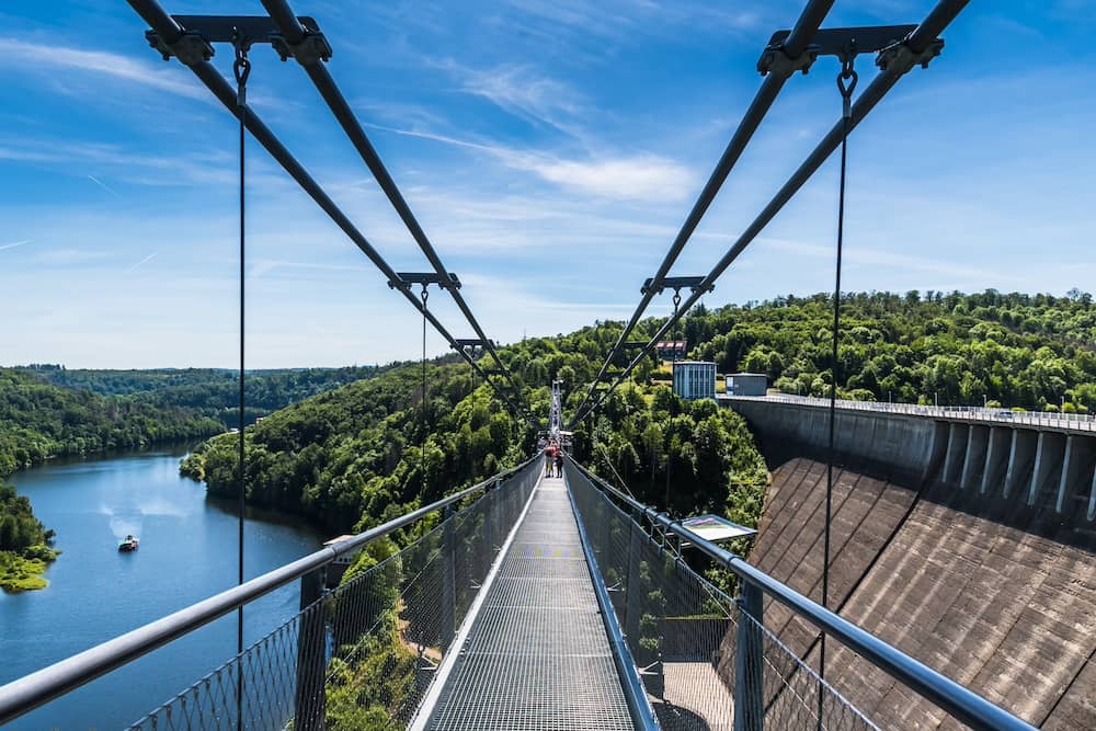 Ausflug im Harz mit Kindern zur Hängebrücke Titan RT