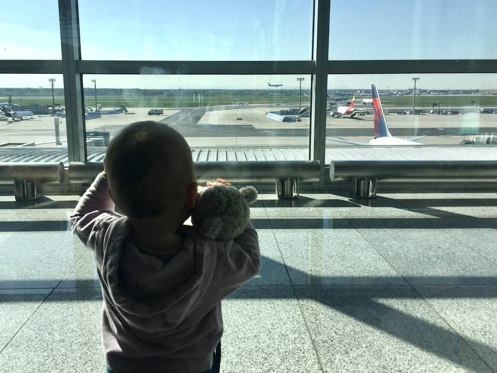 Fliegen mit Kleinkind