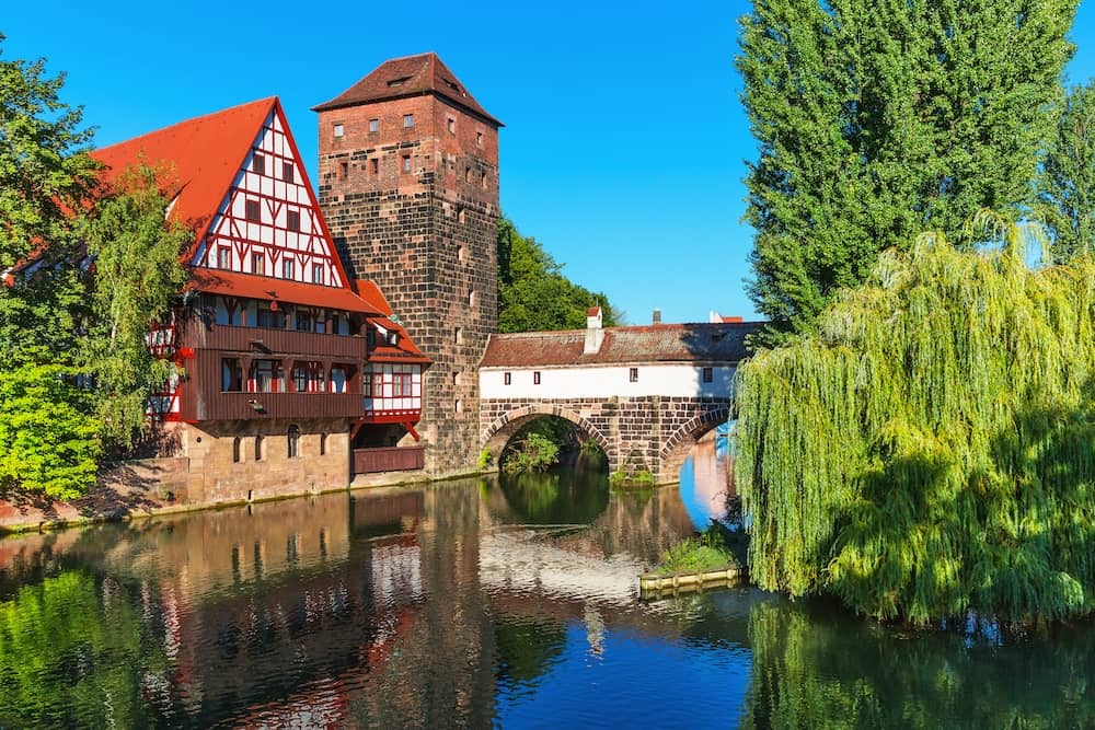 Sightseeing bei einer Stadtrundfahrt in Nürnberg
