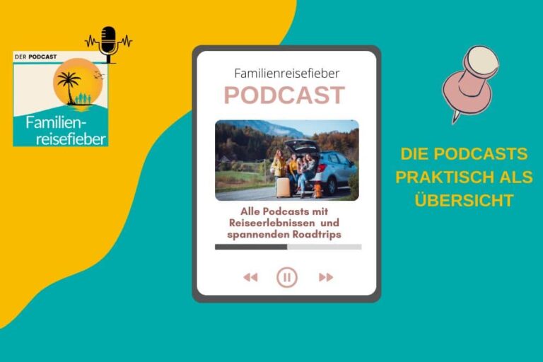 Familienreisefieber-Podcasts mit Reiseerlebnissen und Roadtrips