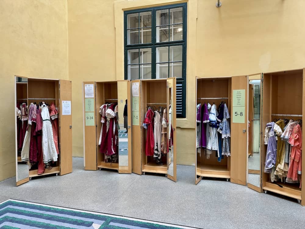 Kostüme im Kindermuseum Wien in Schönbrunn