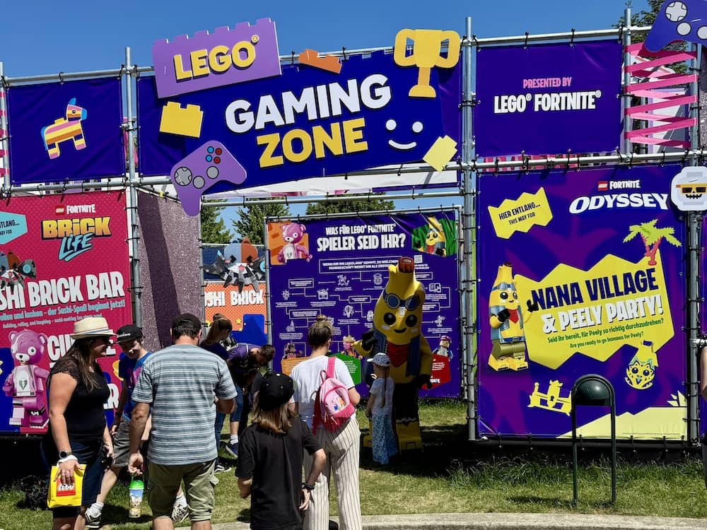 Gaming Zone auf dem Lego Festival