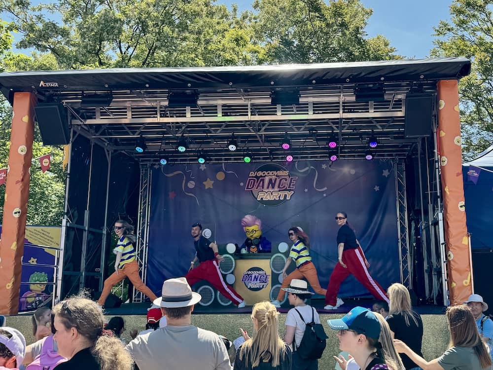 Dance Zone auf dem Lego Festival