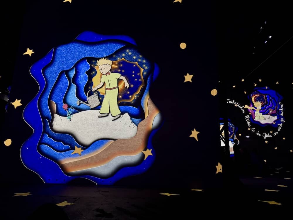 Der kleine Prinz als immersive Ausstellung in Dortmund mit Kindern