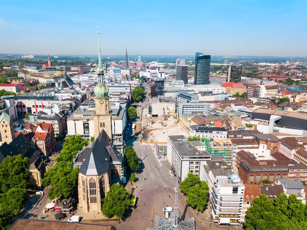 Spaziergang durch die Innenstadt in Dortmund mit Kindern