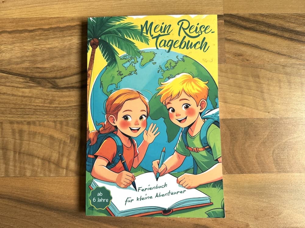 Reisetagebuch für Kinder von Familienreisefieber