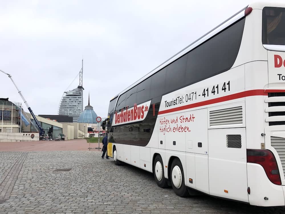 Haltestellen vom Hafenbus Bremerhaven am Schifffahrtsmuseum