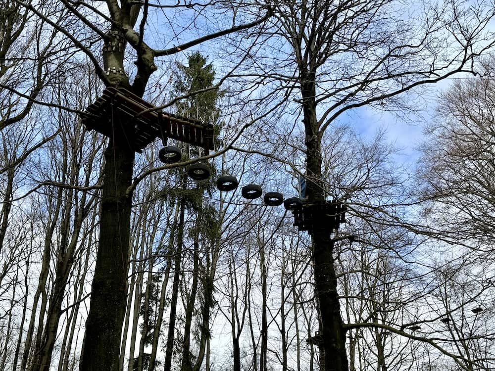 Kletterpark in Detmold am Hermannsdenkmal