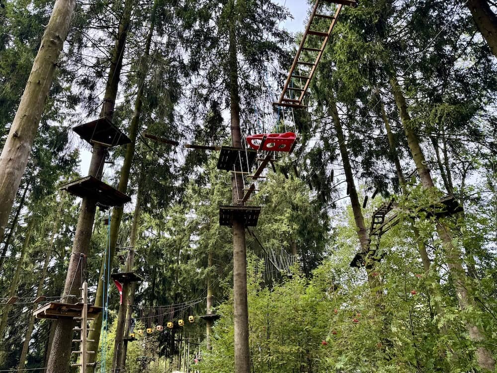 Kletterwald am Erlebnisberg Kappe in Winterberg im Sauerland