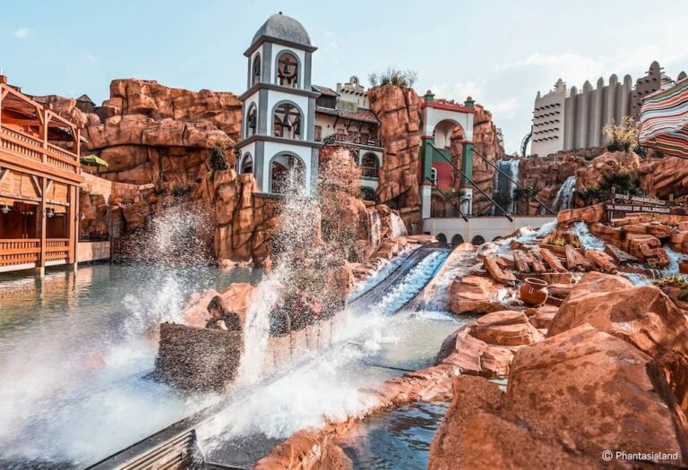 Die besten Phantasialand Attraktionen wie das Fahrgeschäft Chiapas