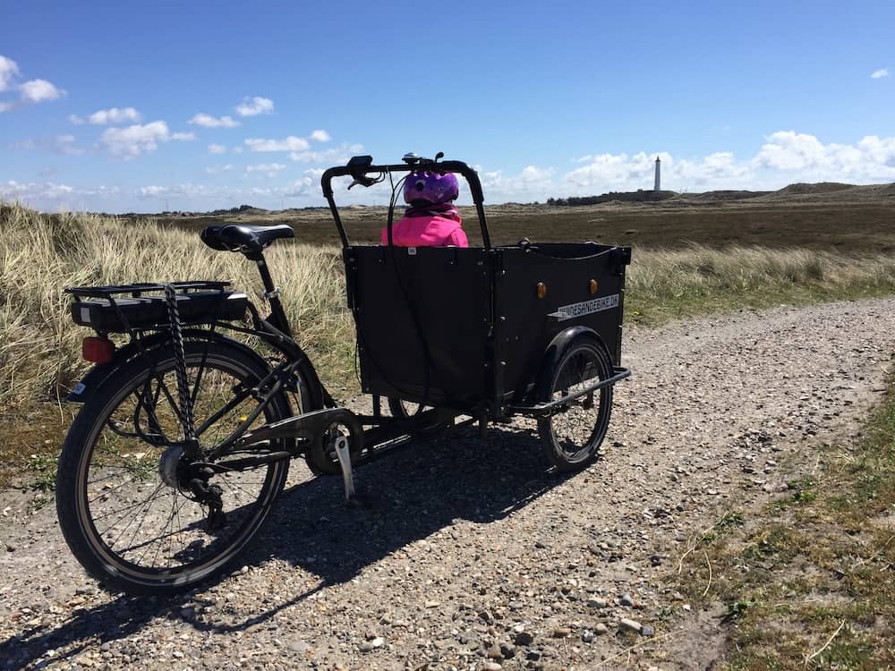 Radfahren in Dänemark mit Kind