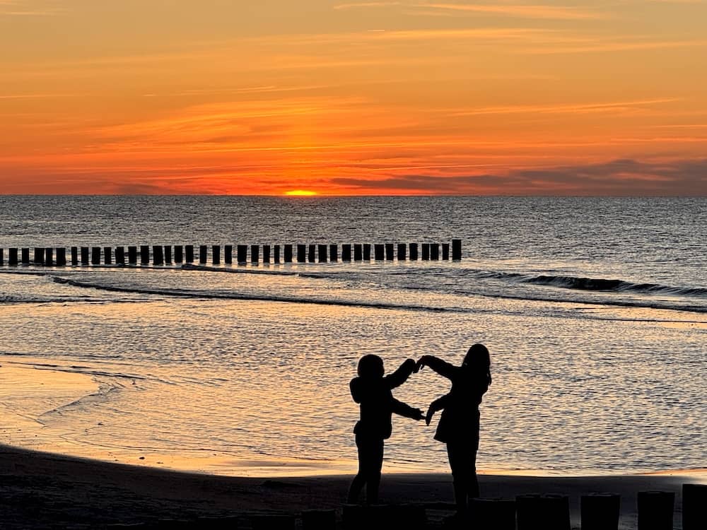 Der Sonnenuntergang ist ein genialer Fotospot