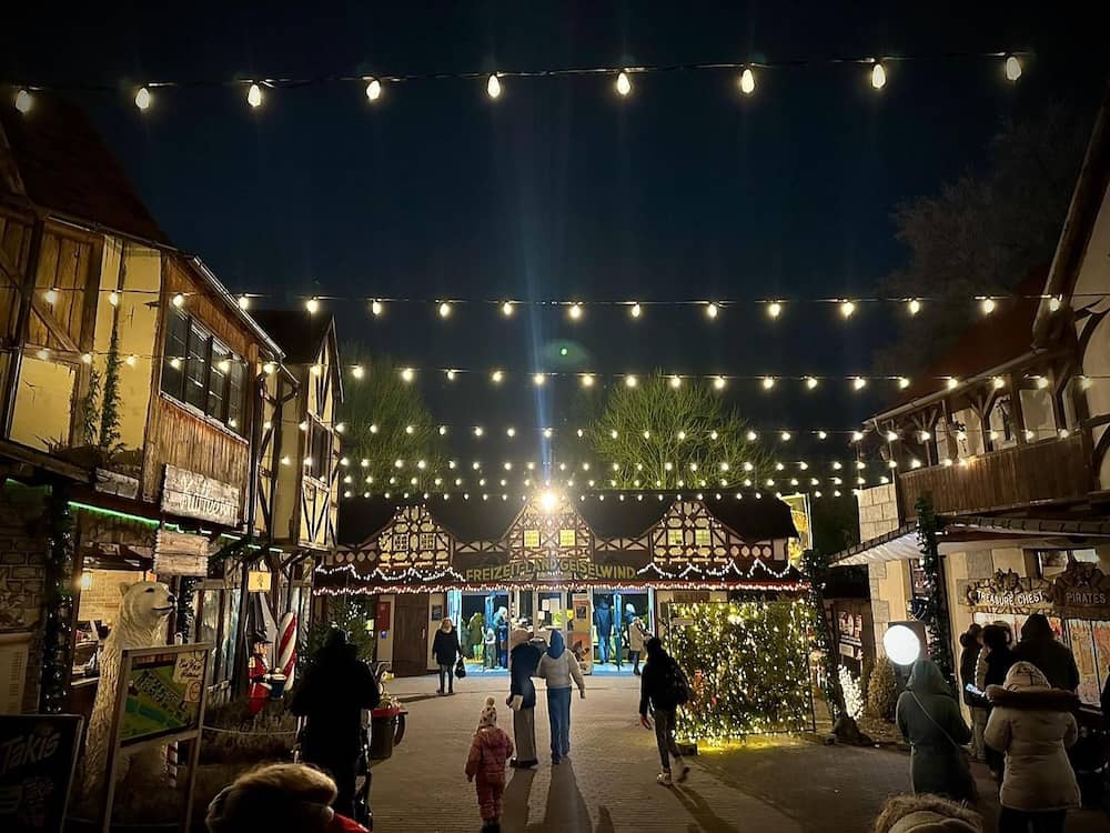 Winter-Wunderland im Freizeit-Land Geiselwind