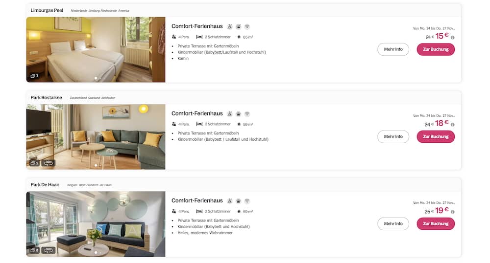 Ferienhaus-Wettrennen Preise