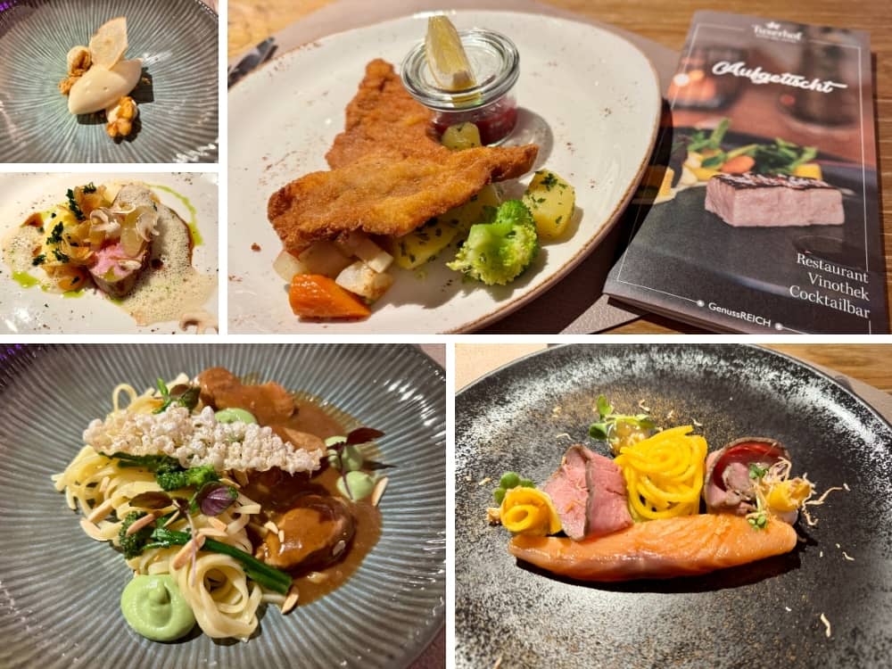 Gourmet Menü im Tuxerhof in Österreich
