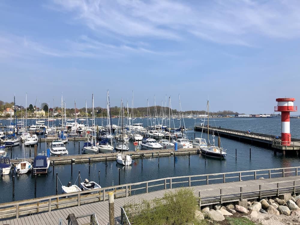 Hafen in Eckernförde an der Ostsee