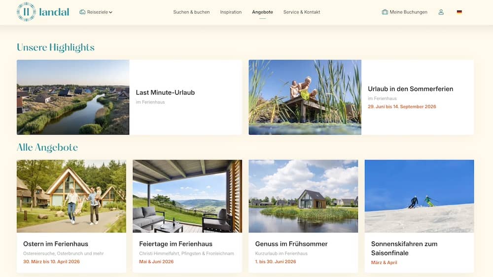 Ferienpark Landal Angebote