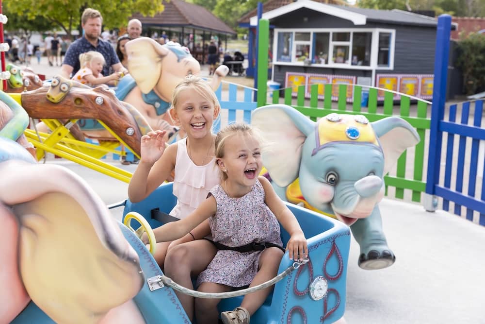 Fahrgeschäft im Sommerland Sjælland Freizeitpark in Dänemark