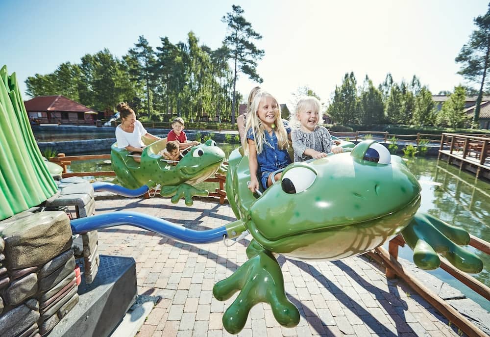 Fahrgeschäft in Djurs Sommerland ein Freizeitpark in Dänemark