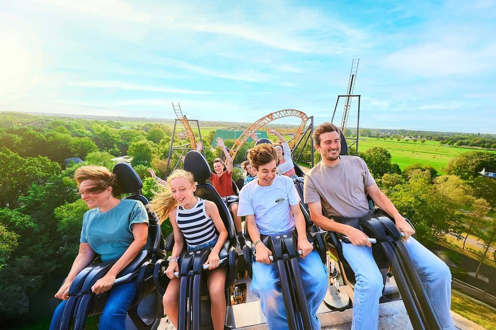 Freizeitpark Belgien Bobbejaanland Attraktion Fury