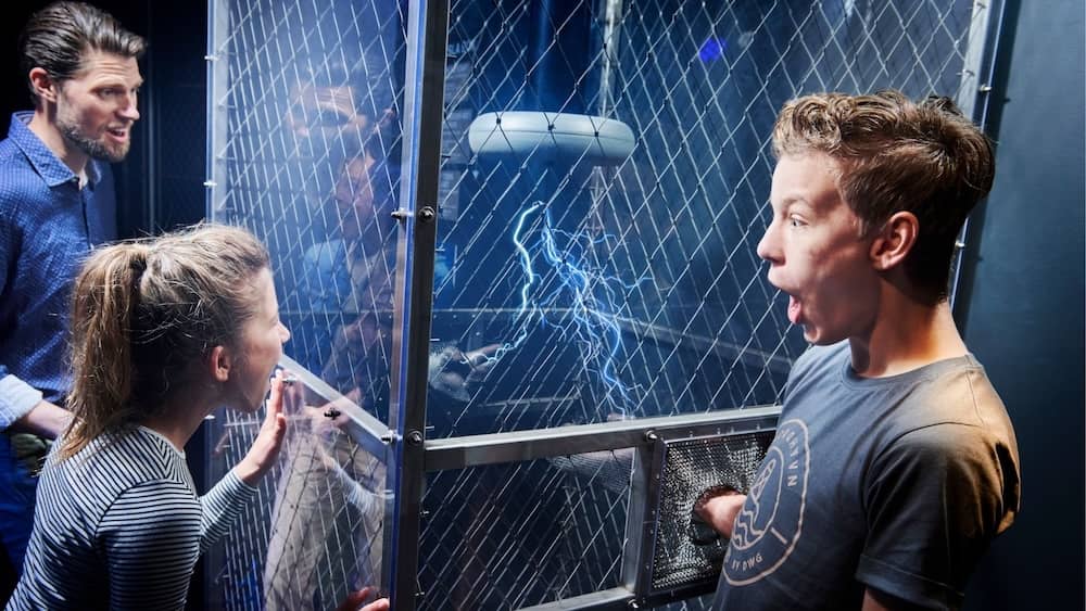 Lynhandsken im Universe Science Park Dänemarks Freizeitpark