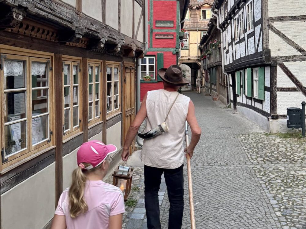 Mit dem Nachtwächter durch Quedlinburg mit Kind