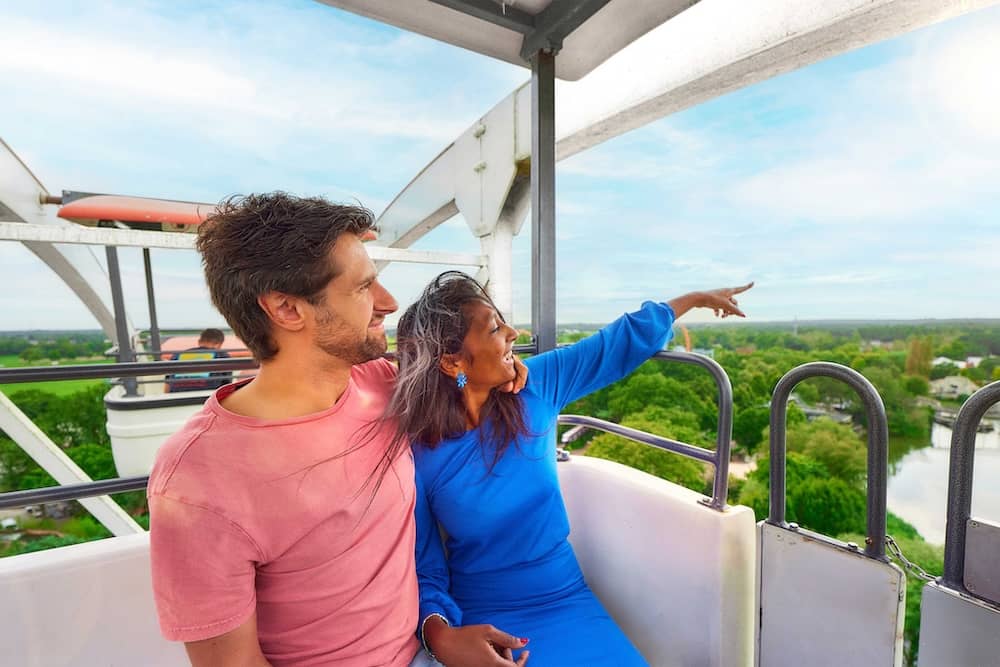Riesenrad im Bobbejaanland Belgiens Freizeitpark