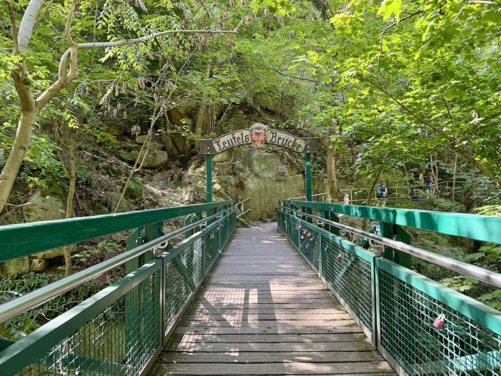 Die Teufelsbrücke eine der Thale Sehenswürdigkeiten