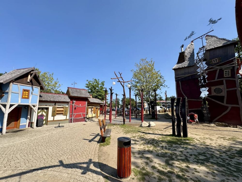 Abenteuerspielplatz auf dem Hexentanzplatz einer Thale-Sehenswürdigkeit