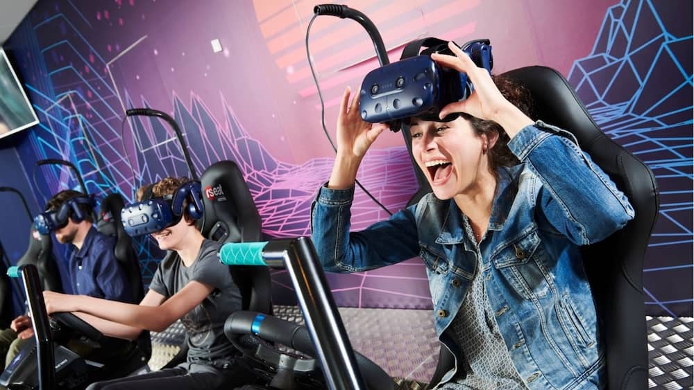 VR RaceRoom im Universe Science Park ein Freizeitpark in Dänemark