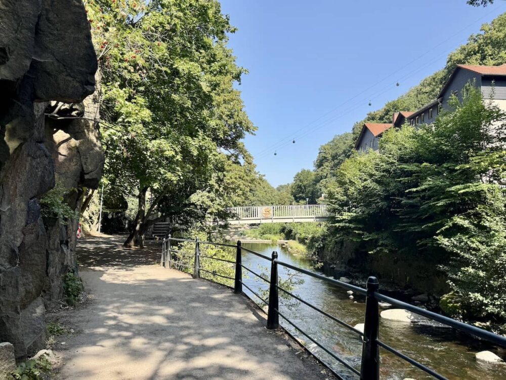 Wanderung durch das Bodetal in Thale mit Kindern