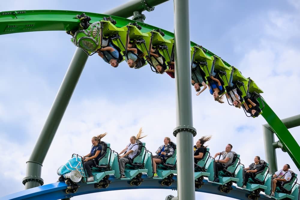 Yoy-Attraktion im Walibi Holland Freizeitpark
