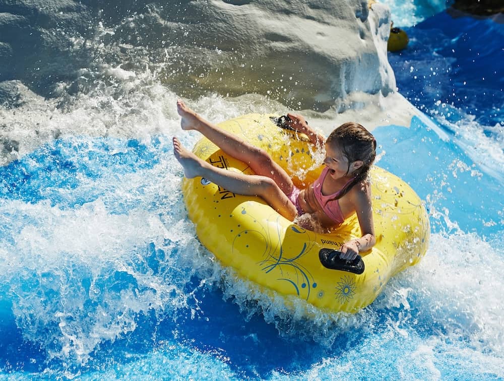 Wild River in Djurs Sommerland ein Freizeitpark in Dänemark