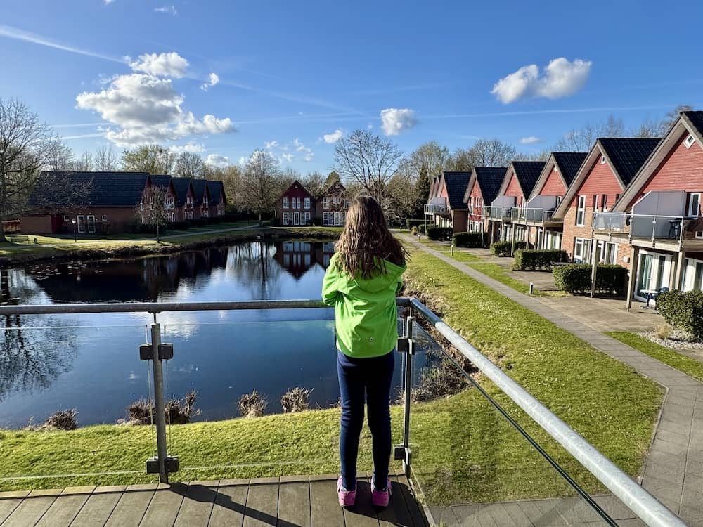 Balkon vom Heidestudio im Eurostrand Resort Lüneburger Heide